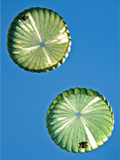 VITAL PARACHUTE: T-10B/C/D Troop-back type, main, 35-foot diameter, non-steerable